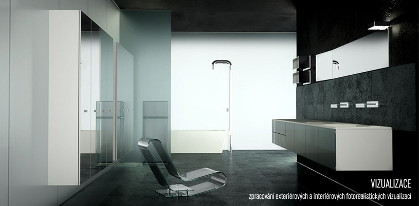 zpracování exteriérových a interiérových fotorealistických vizualizací
